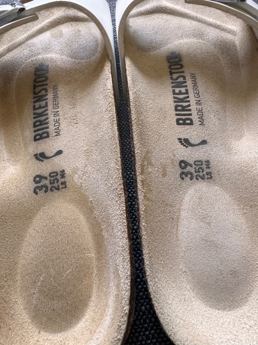Birkenstock Madrid White Birko-Flor Sandals | EU 39 | Like New | Made in Germany - Picture 5 of 8